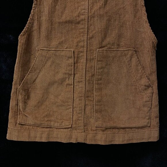 Hippie girl Brown Overall  Dress Sz 7 - Picture 3 of 6
